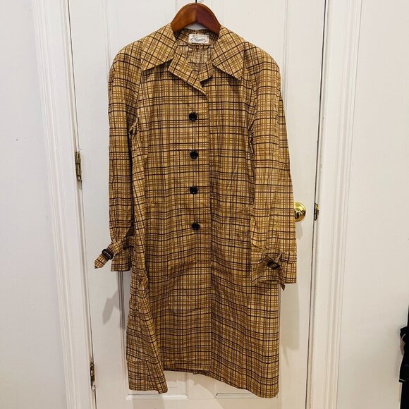 Vintage Women's Gucci Trench Coat Size 10 or 12 Made in Italy VERY RARE - Picture 15 of 16